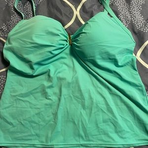 Victoria Secret turquoise tankini with built in bra